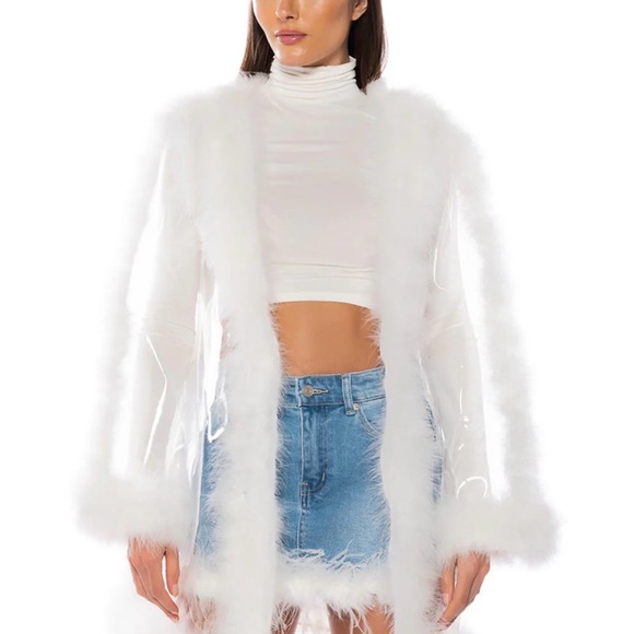 HIT REWIND PVC FEATHER RAINCOAT - L - Picture 3 of 10